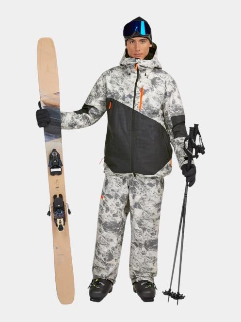 O'Neill Fwc'Peak Fire Snow Jacket férfi síkabát szürke színben 5