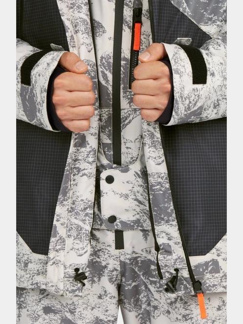 O'Neill Fwc'Peak Fire Snow Jacket férfi síkabát szürke színben 8