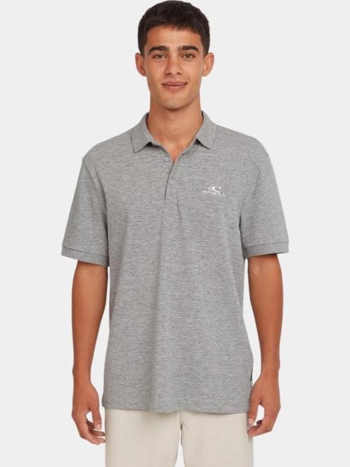 O'Neill O'Neill Small Logo Polo férfi galléros póló szürke színben 2