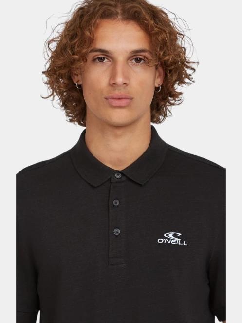 O'Neill O'Neill Small Logo Polo férfi galléros póló fekete színben 5