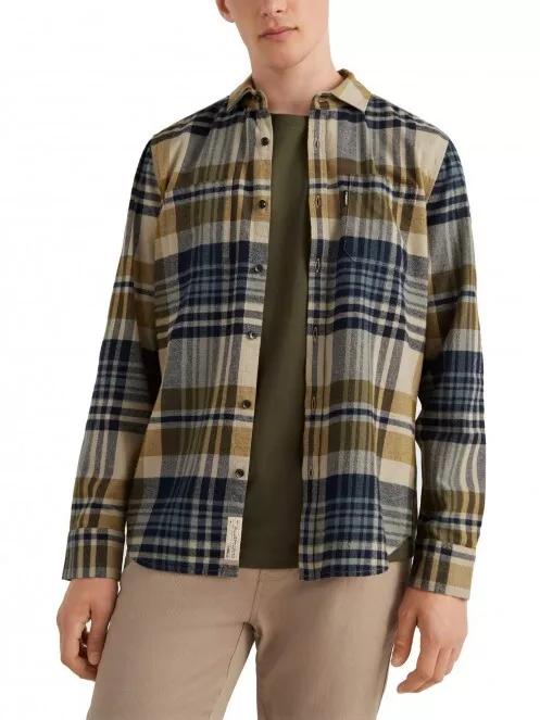 O'Neill Flannel Check Shirt férfi hosszú ujjú ing oliva színben 2