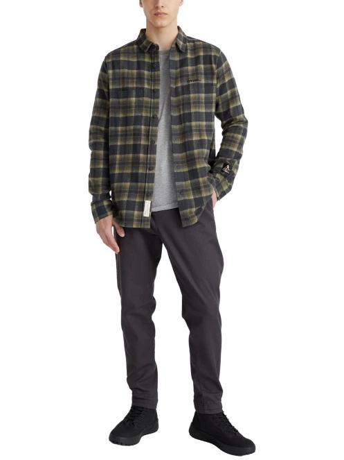 O'Neill O'Neill Trvlr Series Flannel Check Shirt férfi hosszú ujjú ing sötétkék színben 4
