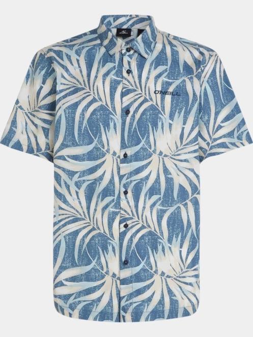 O'Neill O'Neill Print Shirt férfi rövid ujjú ing kék színben 6