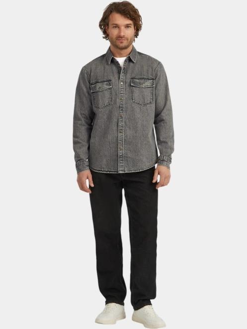 O'Neill O'riginals Denim Shirt férfi hosszú ujjú ing szürke színben 4