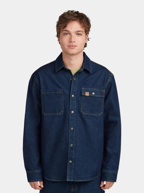 O'Neill O'Riginals Denim Shirt férfi ingkabát sötétkék színben 2