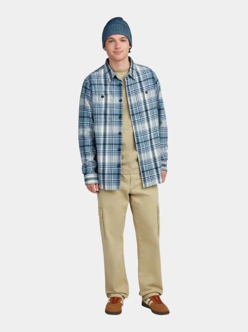 O'Neill O'Neill Must-Have Flannel Shirt férfi hosszú ujjú ing világoskék színben 4