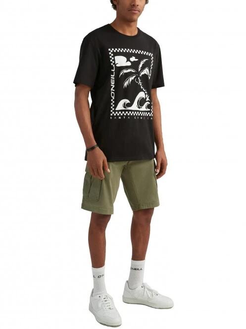O'Neill Park Cargo Short férfi oldalzsebes rövidnadrág oliva színben 4