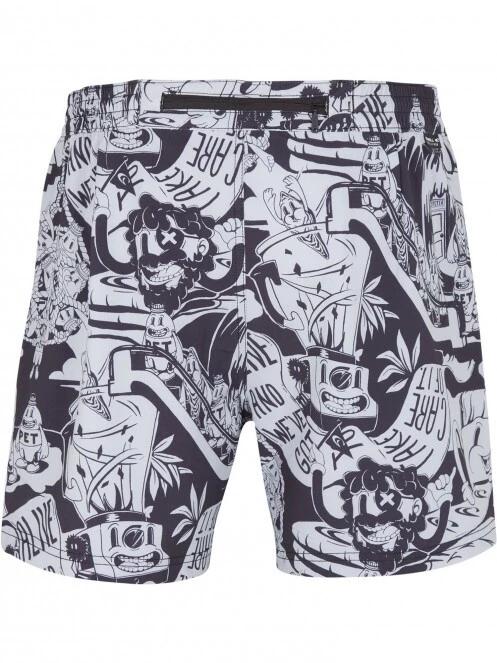 O'Neill Packable Aop 15'' Hybrid Shorts férfi fürdőnadrág fekete színben 7