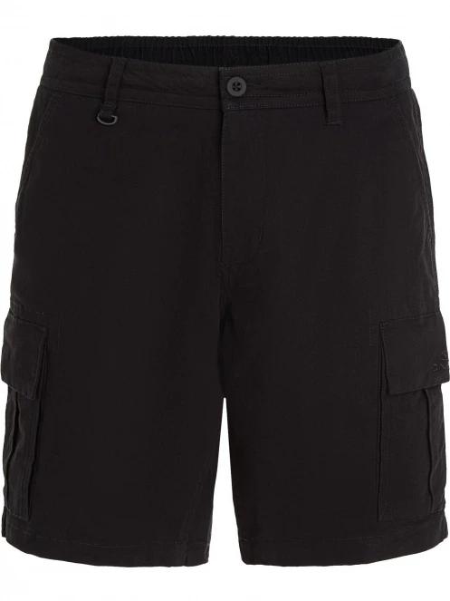 O'Neill Essentials Cargo Shorts férfi oldalzsebes rövidnadrág fekete színben 6