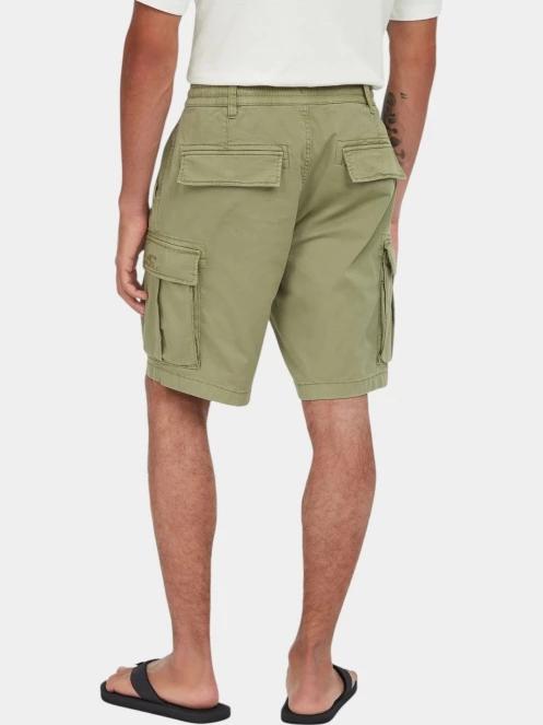 O'Neill Essentials Cargo Shorts férfi oldalzsebes rövidnadrág zöld színben 4