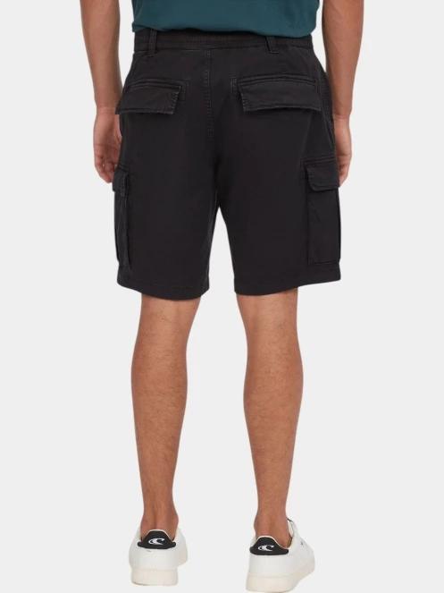 O'Neill Essentials Cargo Shorts férfi oldalzsebes rövidnadrág fekete színben 4