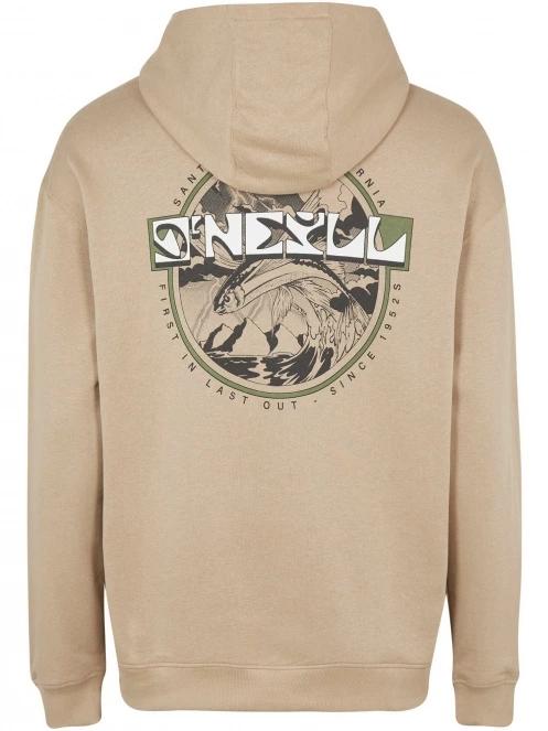 O'Neill Aguazul Hoodie férfi kapucnis pulóver homok színben 3