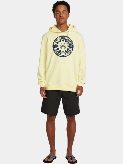 O'Neill O'Neill Musthave Graphic Hoodie férfi kapucnis pulóver sárga színben 4