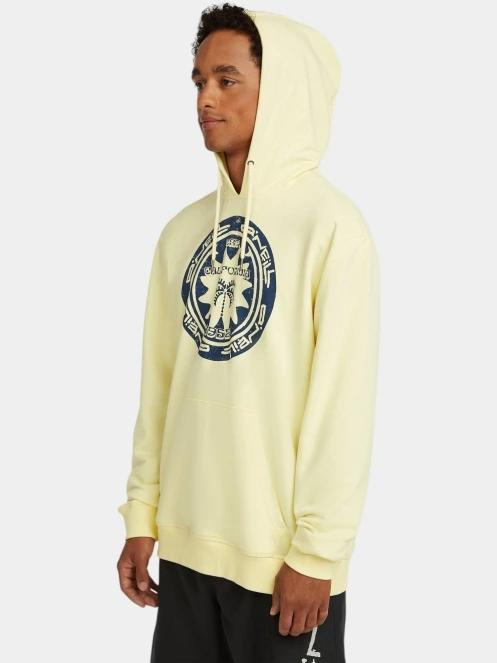 O'Neill O'Neill Musthave Graphic Hoodie férfi kapucnis pulóver sárga színben 5
