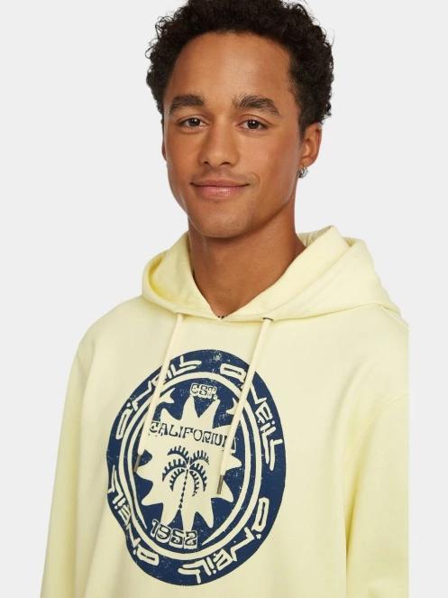 O'Neill O'Neill Musthave Graphic Hoodie férfi kapucnis pulóver sárga színben 6