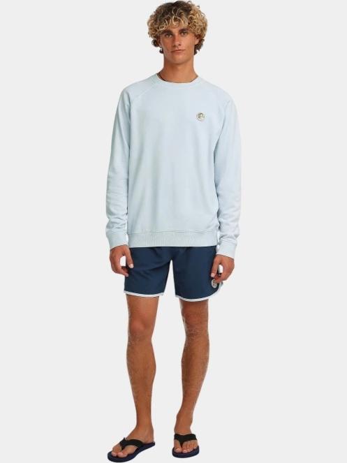 O'Neill O'Riginals Badge Crew férfi pulóver világoskék színben 5