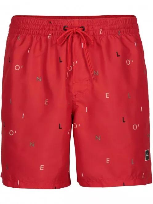O'Neill Cali Zoom Shorts férfi fürdőnadrág piros színben 4