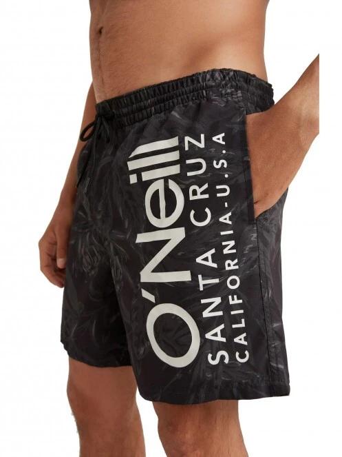 O'Neill Cali Floral 16'' Swim Shorts férfi fürdőnadrág fekete színben 4