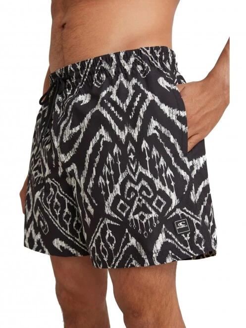O'Neill Cali Print 15'' Swim Shorts férfi fürdőnadrág fekete színben 4