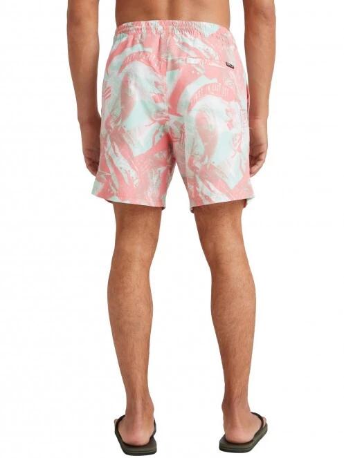 O'Neill Cali Crazy 16'' Swim Shorts férfi fürdőnadrág rózsaszín színben 3
