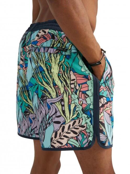 O'Neill Scallop Ocean 16'' Swim Shorts férfi fürdőnadrág multikolor színben 4