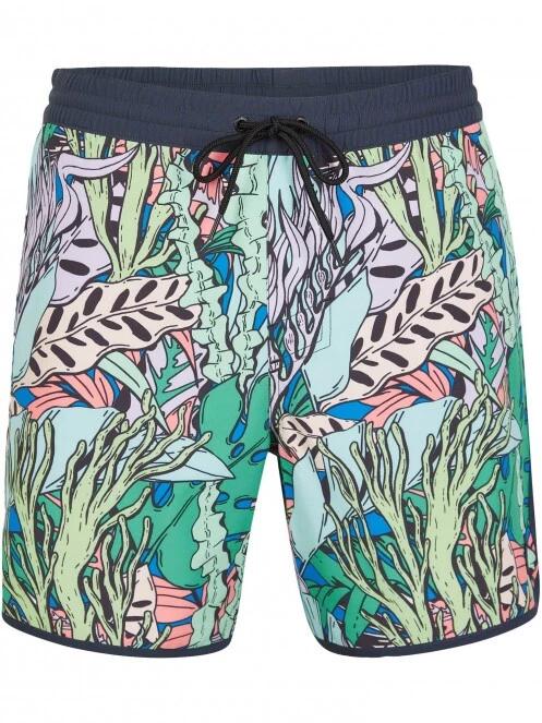 O'Neill Scallop Ocean 16'' Swim Shorts férfi fürdőnadrág multikolor színben 5