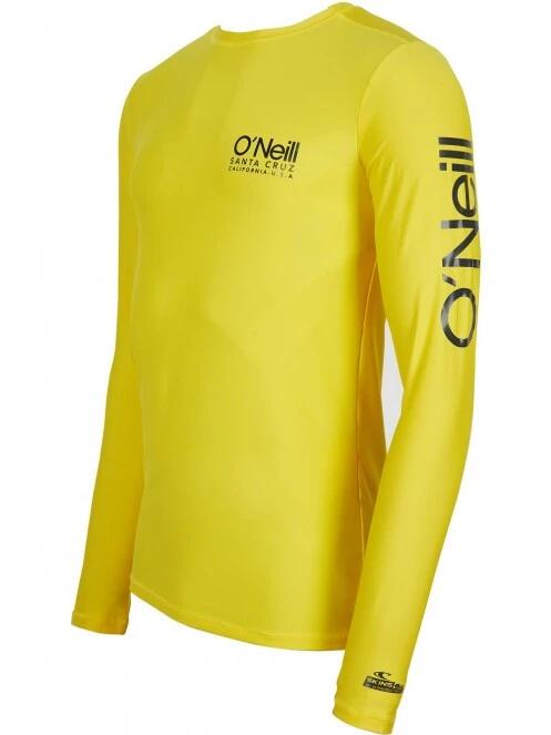 O'Neill Cali L/Slv Skins férfi hosszú ujjú póló sárga színben 6