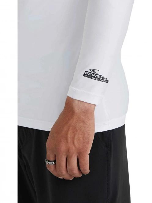 O'Neill Essentials L/Slv Skins férfi hosszú ujjú lycra fehér színben 5