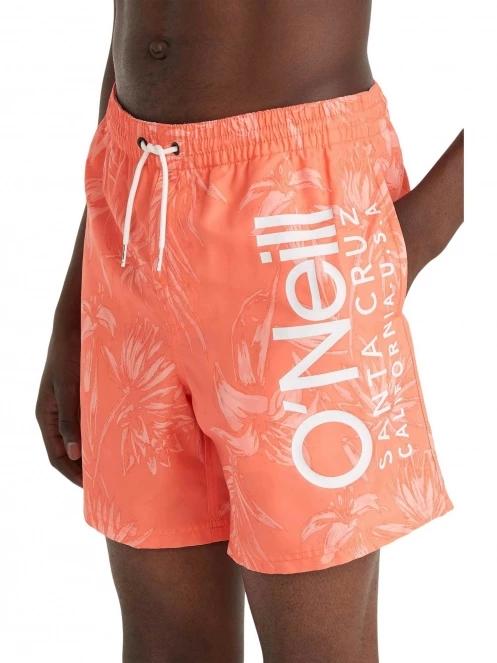 O'Neill Mix & Match Cali Floral 16'' Swim Shorts férfi beach short piros színben 5