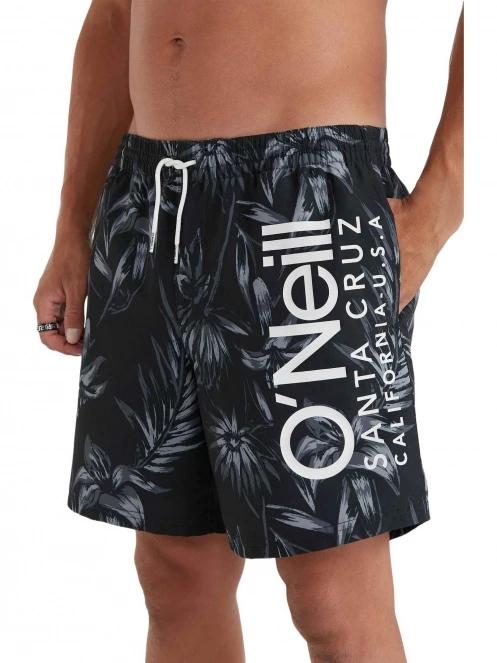 O'Neill Mix & Match Cali Floral 16'' Swim Shorts férfi beach short fekete színben 5