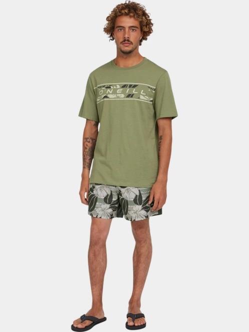 O'Neill O'Neill Cali Block 15'' Swimshorts férfi beach short oliva színben 5