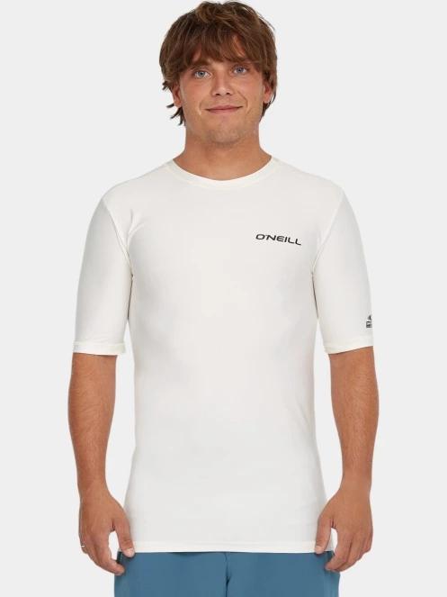 O'Neill Essentials Skins S/Slv férfi rövid ujjú lycra fehér színben 2