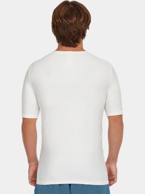 O'Neill Essentials Skins S/Slv férfi rövid ujjú lycra fehér színben 3