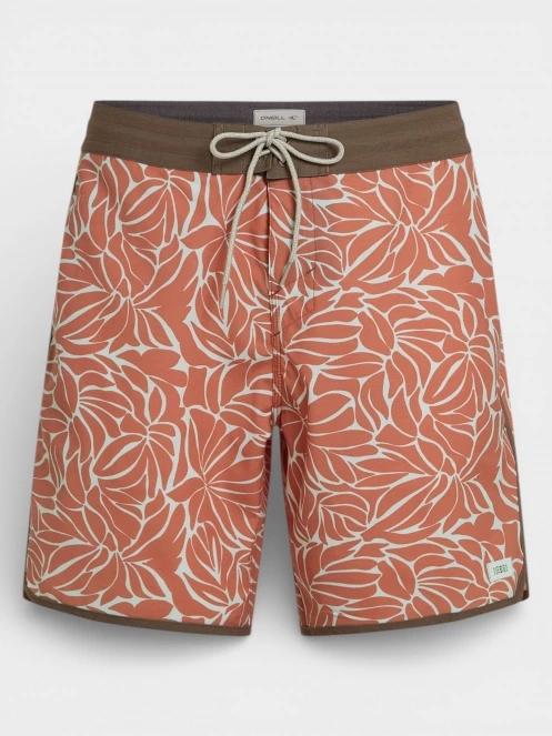 O'Neill Cruzer Scallop 18 férfi boardshort barna színben 8