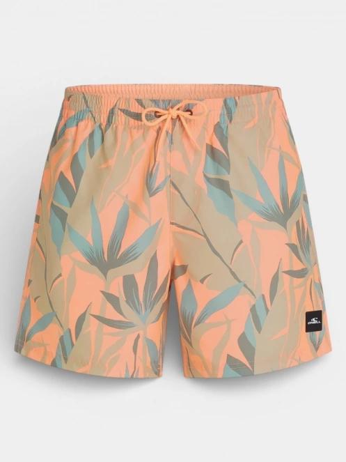 O'Neill O'Neill Print 16'' Swimshorts férfi fürdőnadrág narancssárga színben 6