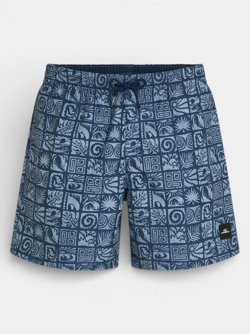 O'Neill O'Neill Print 16'' Swimshorts férfi fürdőnadrág kék színben 6