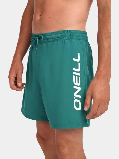 O'Neill O'Neill Logo 16'' Swimshorts férfi fürdőnadrág sötétzöld színben 4