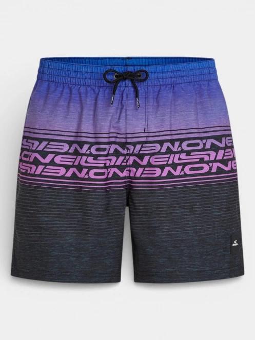 O'Neill O'Neill Logo Stripe 16'' Swimshorts férfi fürdőnadrág kék színben 6