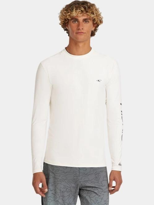O'Neill O'Neill Skins L/Slv férfi hosszú ujjú lycra fehér színben 2