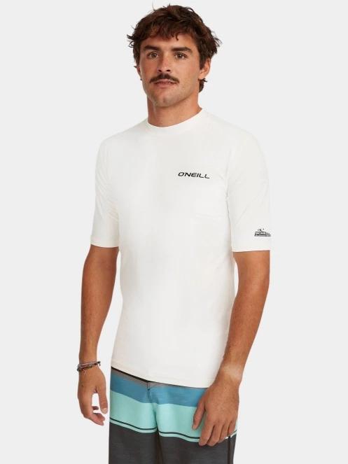 O'Neill O'Neill Skins S/Slv férfi rövid ujjú lycra fehér színben 2