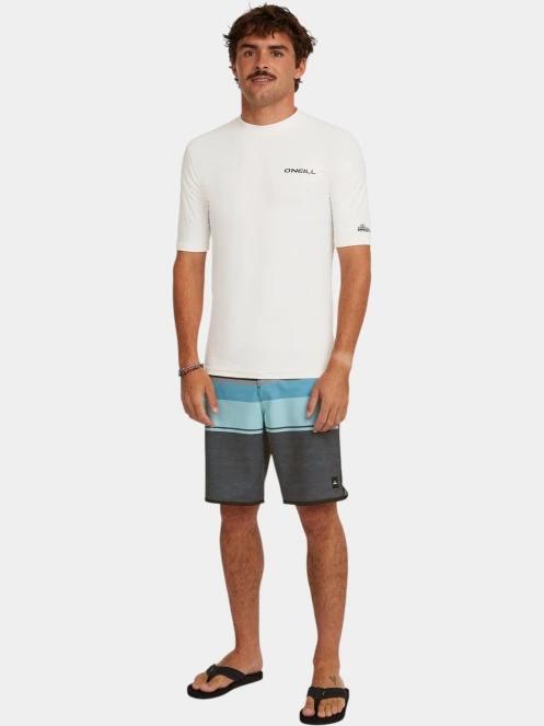 O'Neill O'Neill Skins S/Slv férfi rövid ujjú lycra fehér színben 5