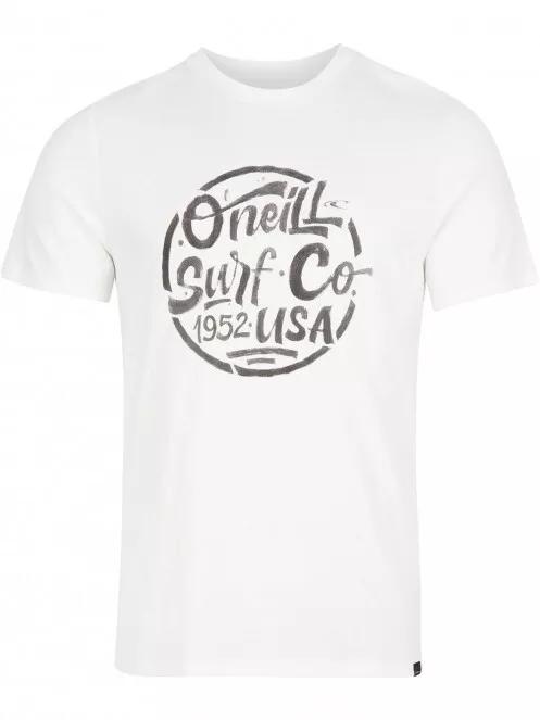 O'Neill Surf T-Shirt férfi rövid ujjú póló fehér színben 4