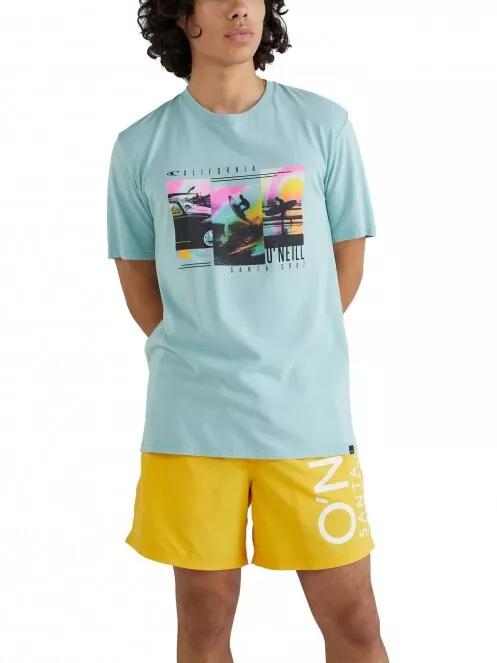 O'Neill Bays T-Shirt férfi rövid ujjú póló zöld színben 2