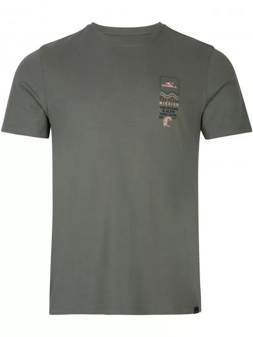 O'Neill Dulce T-Shirt férfi rövid ujjú póló zöld színben 4