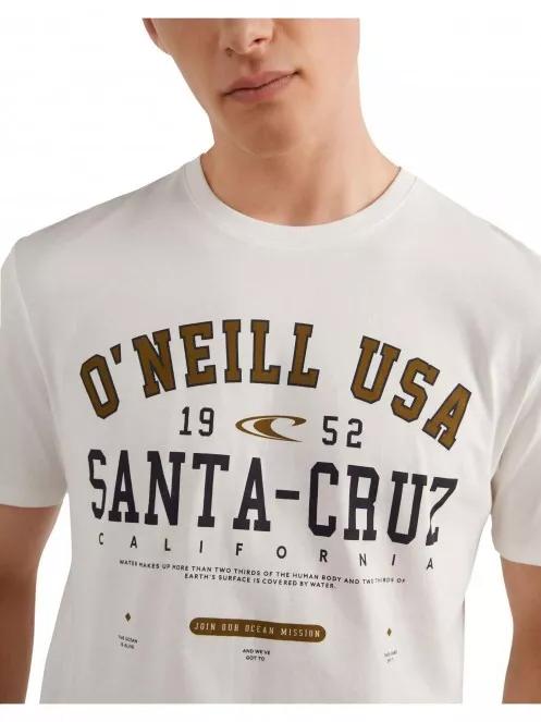 O'Neill Muir T-Shirt férfi rövid ujjú póló fehér színben 4