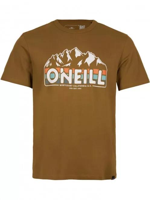 O'Neill Outdoor T-Shirt férfi rövid ujjú póló barna színben 5