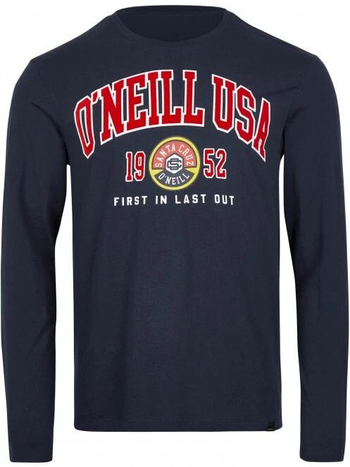 O'Neill State L/Slv T-Shirt férfi hosszú ujjú póló sötétkék színben 2