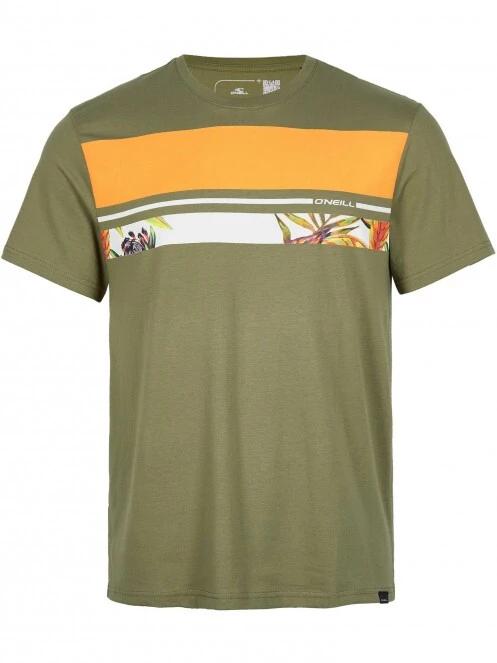 O'Neill Mykhe T-Shirt férfi rövid ujjú póló oliva színben 5