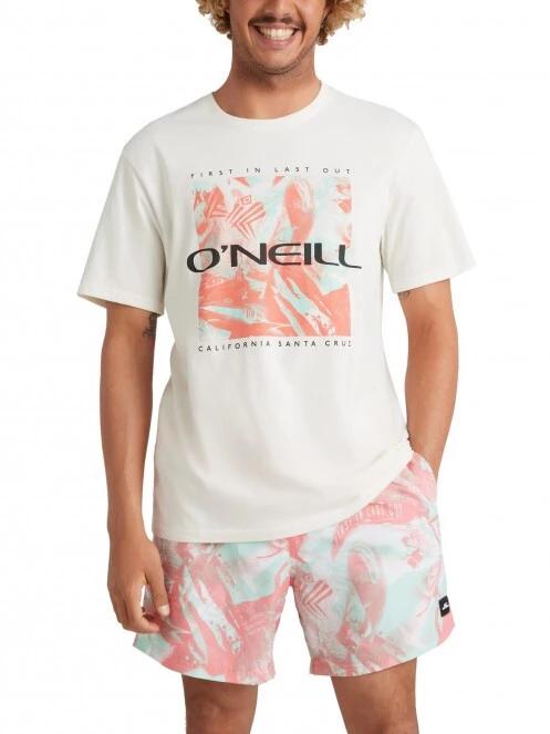 O'Neill Crazy T-Shirt férfi rövid ujjú póló fehér színben 2