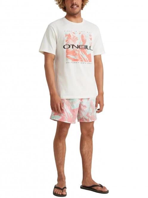 O'Neill Crazy T-Shirt férfi rövid ujjú póló fehér színben 5